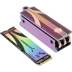 Sabrent Gaming SSD Rocket 4 Plus-G mit Kühlkörper 4 TB PCIe Gen 4 NVMe M.2 2280 internes Solid State Drive, bis zu 7 GB Geschwindigkeit, Wärmemanagement [SB-RKTG-GHSK-4TB]